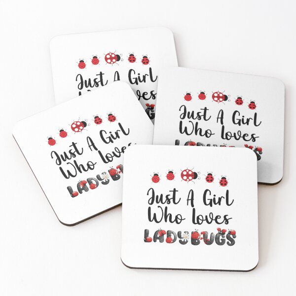 Item preview, Just A Girl Who Loves Ladybugs designed and sold by SportyDogShop.