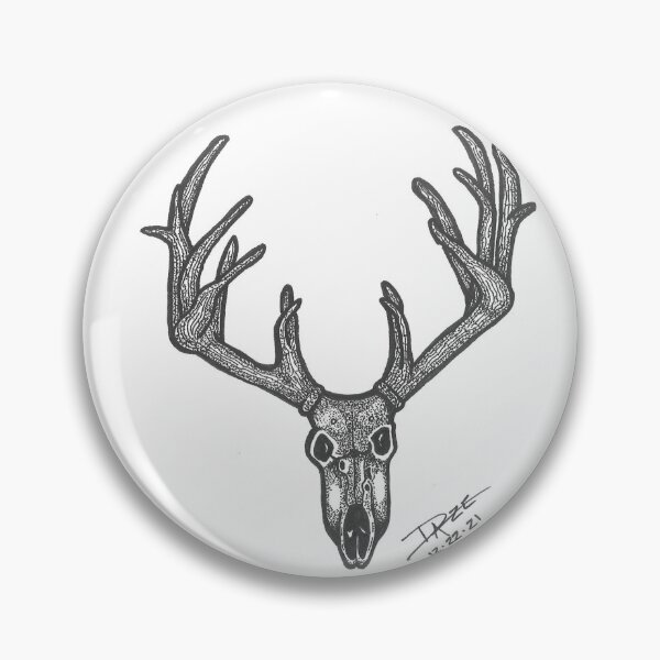 Item preview, DEER SKULL designed and sold by DAZEARMSART.