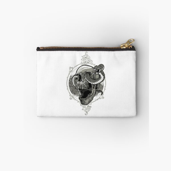 Item preview, SKULL WITH SNAKE designed and sold by Hartics.
