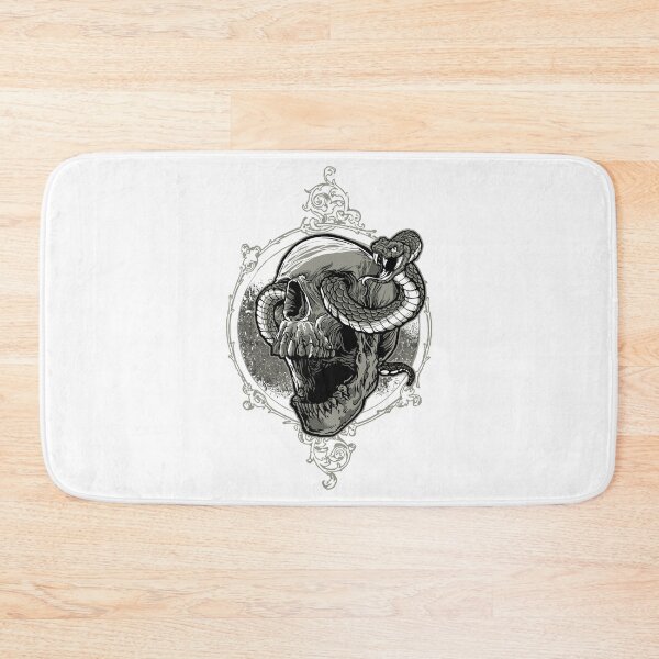 Item preview, SKULL WITH SNAKE designed and sold by Hartics.