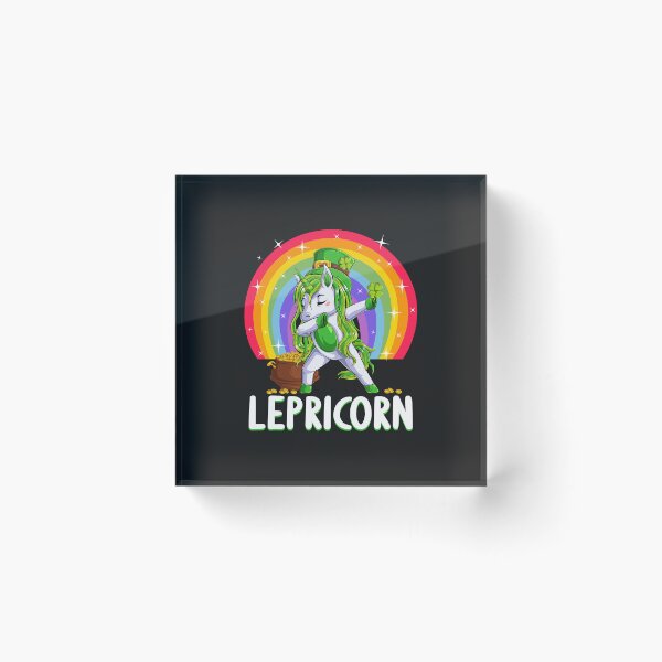 Item preview, Lepricorn Unicorn Dabbing Happy St Patricks Day Rainbow Long Sleeve designed and sold by olgacadb.