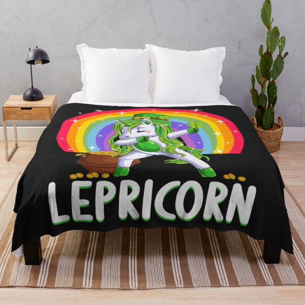 Item preview, Lepricorn Unicorn Dabbing Happy St Patricks Day Rainbow Long Sleeve designed and sold by olgacadb.