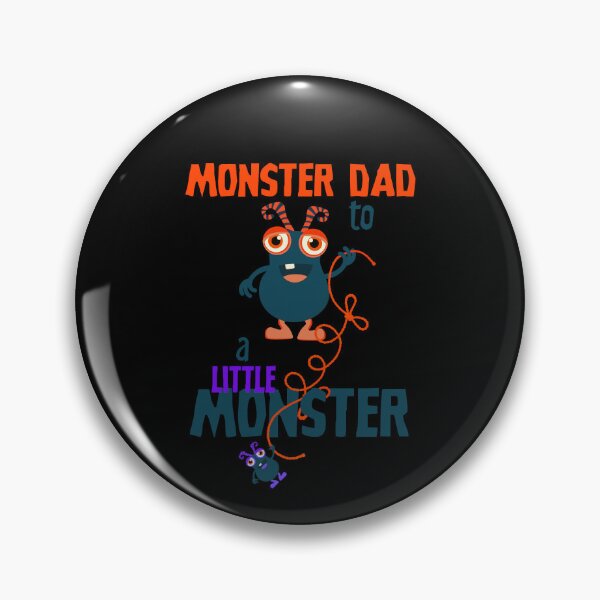 Item preview, Monster Dad to a Little Monster (Single Child - Purple) designed and sold by PawsitiveMum.