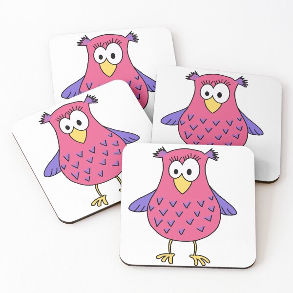 Item preview, Owl pink designed and sold by Optimalistin.