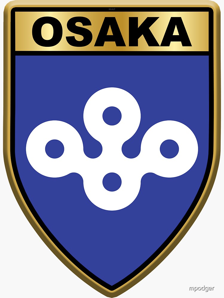 OSAKA PREFECTURE Flag Gifts, Masks, Stickers & Products (12