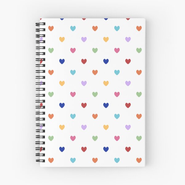 Item preview, RAINBOW heart doted pattern  designed and sold by vikkireds.