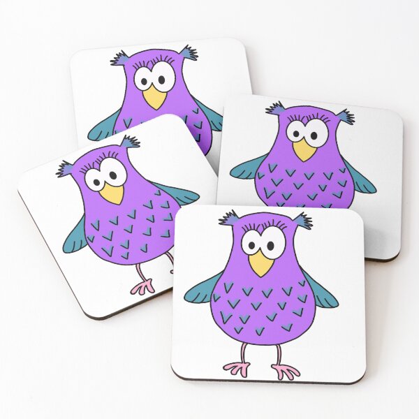 Item preview, owl purple designed and sold by Optimalistin.