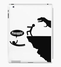 Know When to Use Pineapple (black) iPad Case/Skin