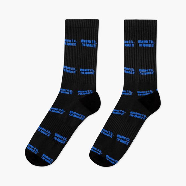 Item preview, Whatever It Is I'm Against It Blue Letters designed and sold by podguy.