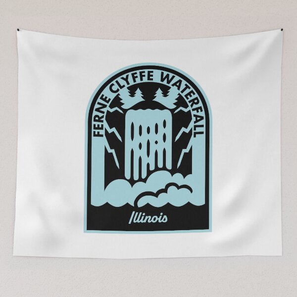 Item preview, Ferne Clyffe Waterfall Illinois designed and sold by HalpinDesign.