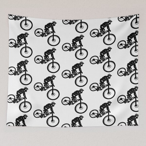 Item preview, Mountain biking, cycling, mountain biking designed and sold by claudiasartwork.