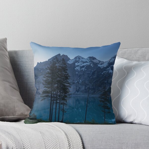Item preview, Sunrise at the mountain lake in the Swiss Alps designed and sold by PlanBesser.