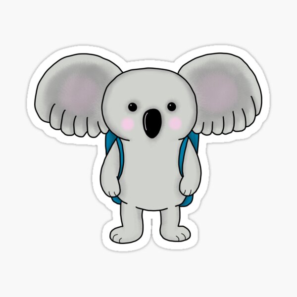 Koalas on the move Sticker