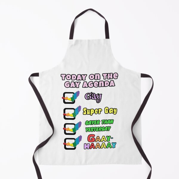Item preview, Support the Gay Agenda Checklist designed and sold by reallypathetic.