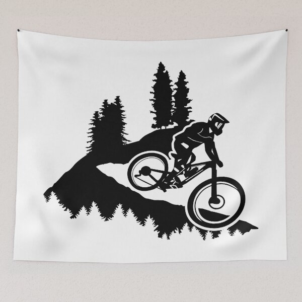 Item preview, Mountain biking, cycling, mountain biking designed and sold by claudiasartwork.