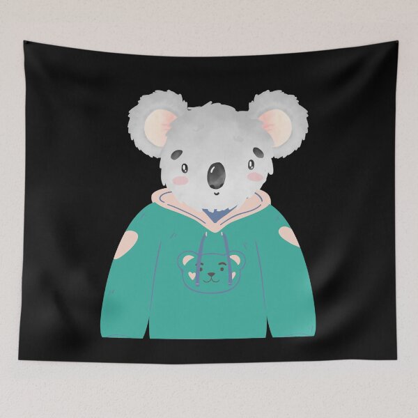Item preview, koala wearing hoodie  t-shirt designed and sold by Magicalair.