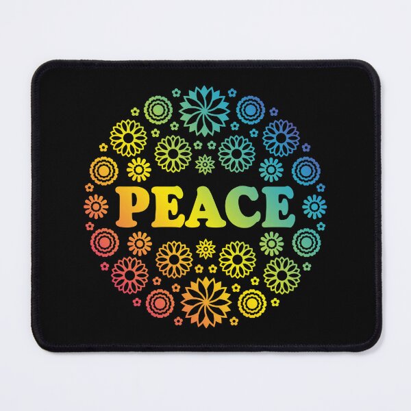 Item preview, Peace Flowers Rainbow designed and sold by MrFaulbaum.