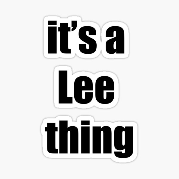 Item preview, It's a Lee thing designed and sold by FritzMutti.