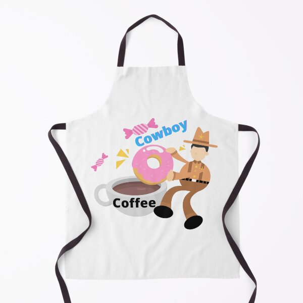 Item preview, Funny Cowboy Coffee and Donuts,cowboy breakfast designed and sold by LGMmugsdesign.