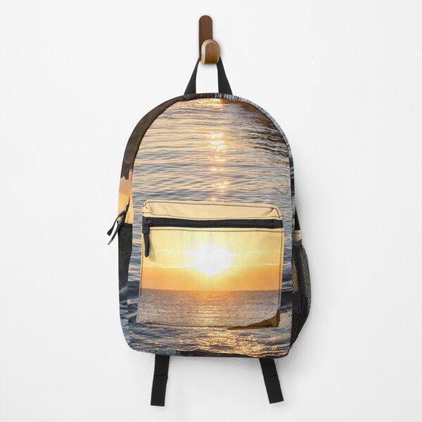 Item preview, Gold and Rocks - Lake Ontario Overwater Sunup designed and sold by Georgia Mizuleva.