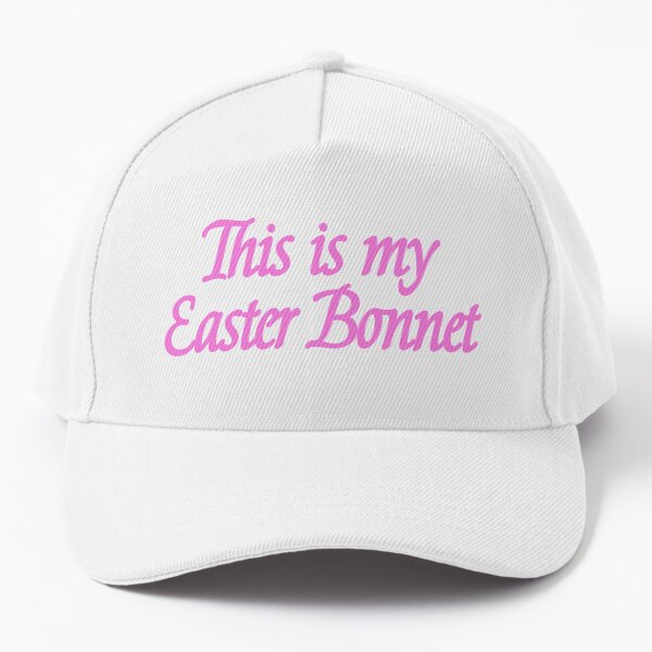 baseball cap easter bonnet