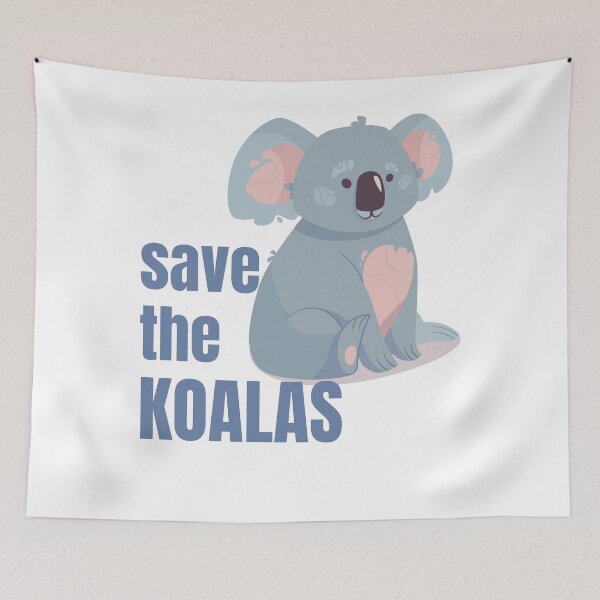 Item preview, save koala t-shirt designed and sold by Magicalair.