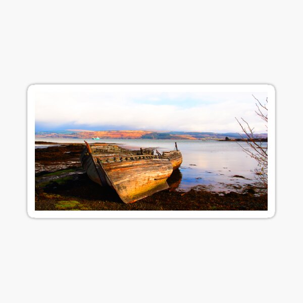 Item preview, Fishing Boats, Isle of Mull designed and sold by Graz-Photos.