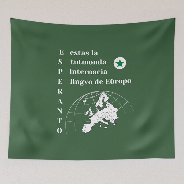 Item preview, Esperanto estas la internacia lingvo de Eŭropo designed and sold by Zebastjan Johanzen.