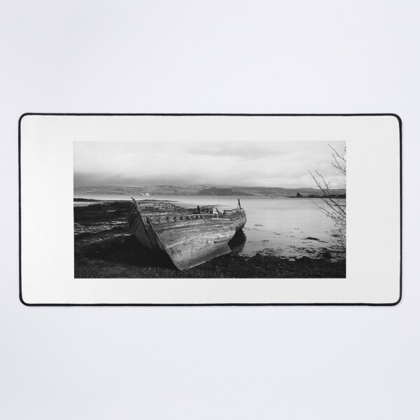 Item preview, Monochrome Fishing Boats, Isle of Mull designed and sold by Graz-Photos.