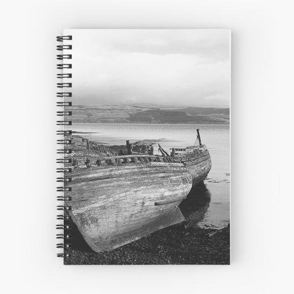 Item preview, Monochrome Fishing Boats, Isle of Mull designed and sold by Graz-Photos.