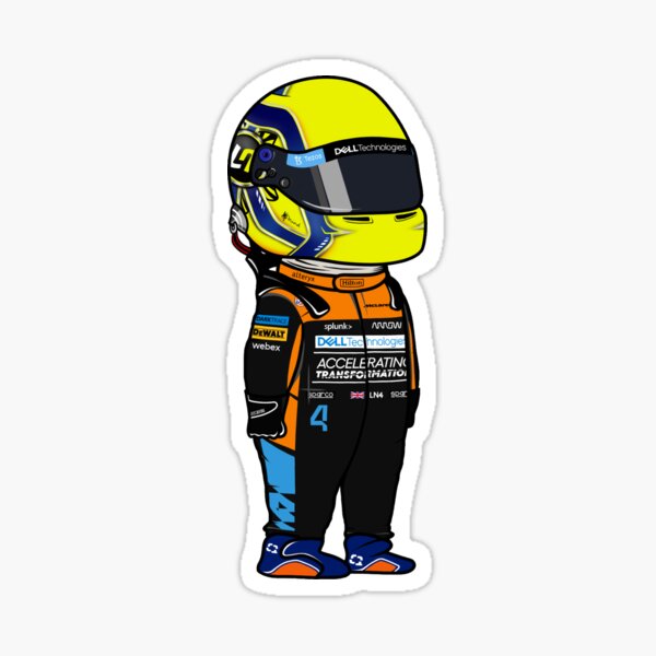 Mini Lando norris mclaren racing f1 2022 Sticker