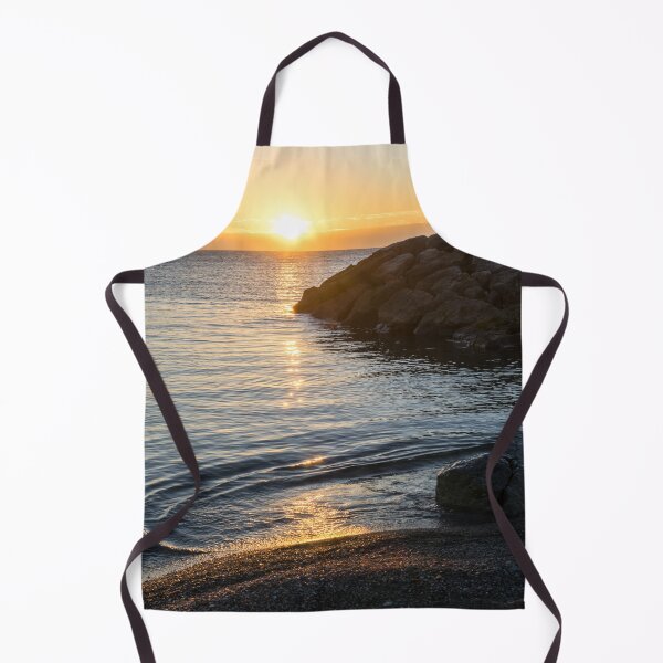 Item preview, Gold and Rocks - Lake Ontario Overwater Sunup designed and sold by Georgia Mizuleva.