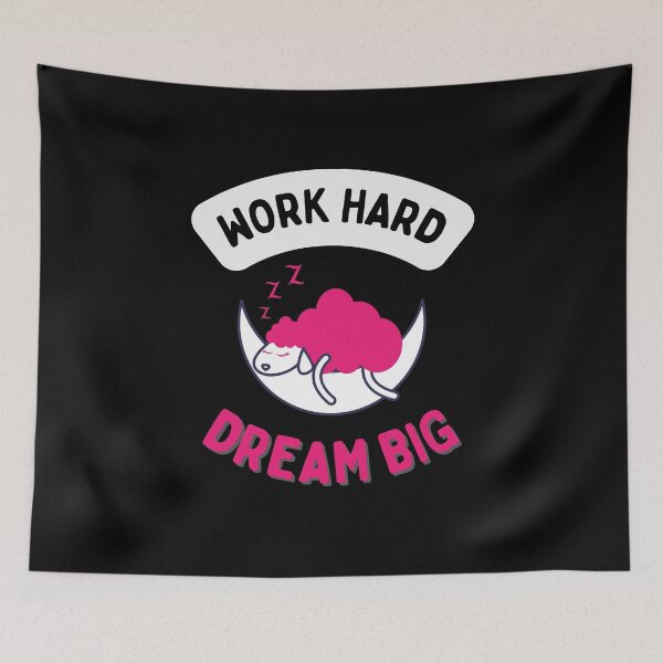 Item preview, Work Hard Dream Big designed and sold by GasconyPassion.