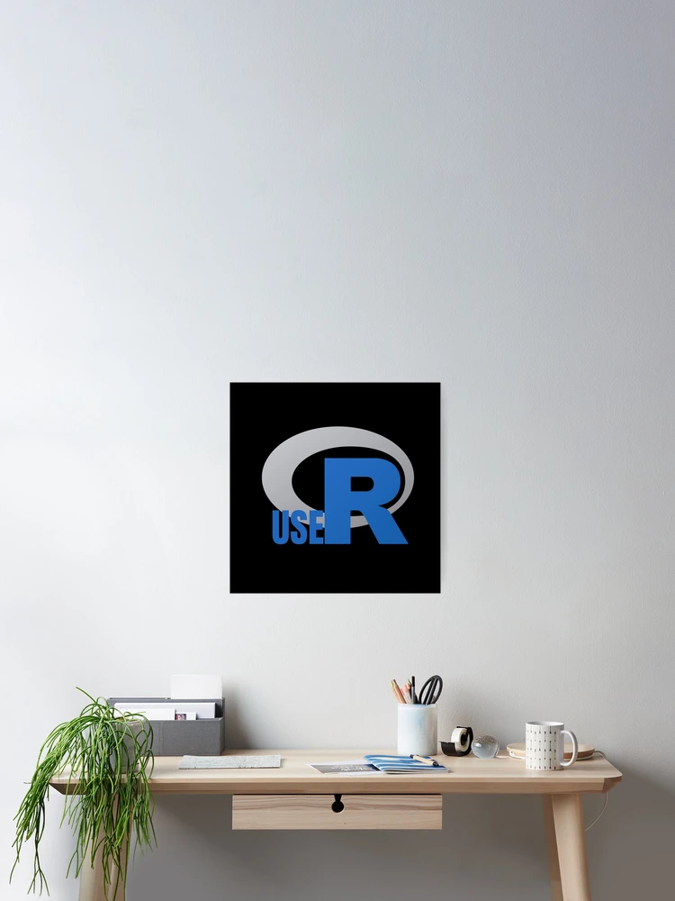 Thumbnail 2 of 3, Poster, R programming language R logo designed and sold by Birdhead.