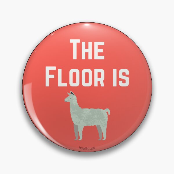 Item preview, The Floor Is Llama designed and sold by (Not) The Wednesday Shop.