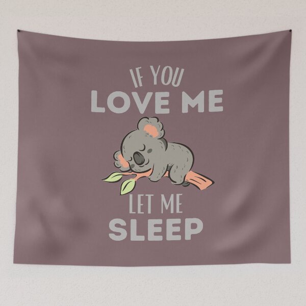 Item preview, if you love me let me sleep koala t-shirt designed and sold by Magicalair.