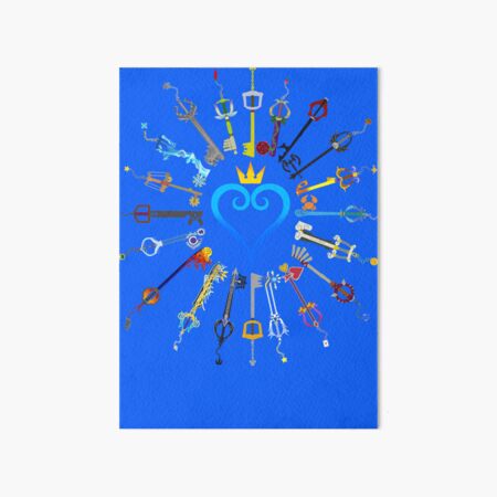 Vista previa del artículo con la obra «Llaves espada de Kingdom Hearts Camiseta clásica», diseñado y vendido por JansdaKoch.
