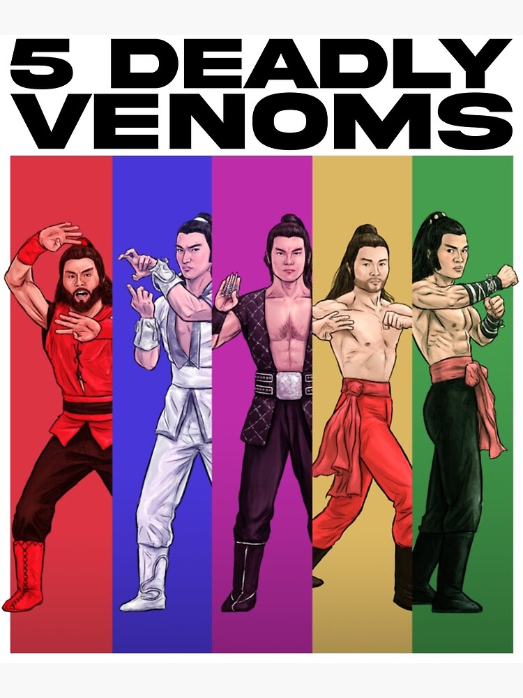 "FIVE DEADLY VENOMS" Photographic Print for Sale by eksirenia Redbubble