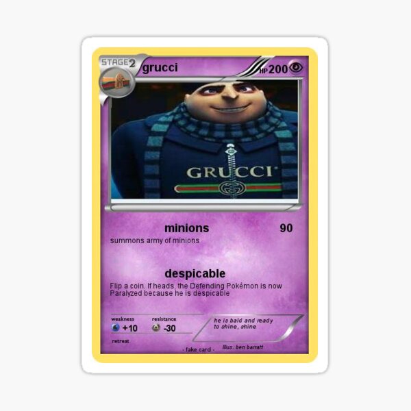 Pokemon meme gru