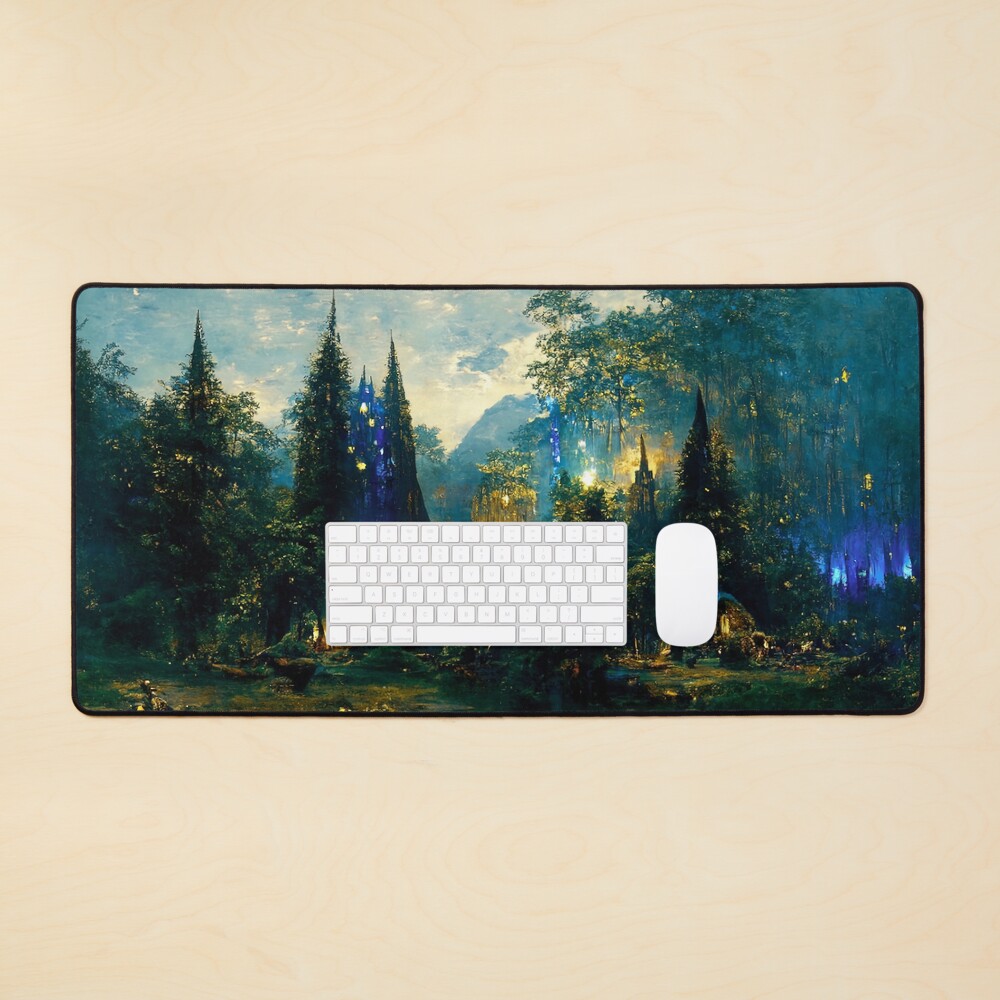 Walking into the forest of Elves Mouse Pad