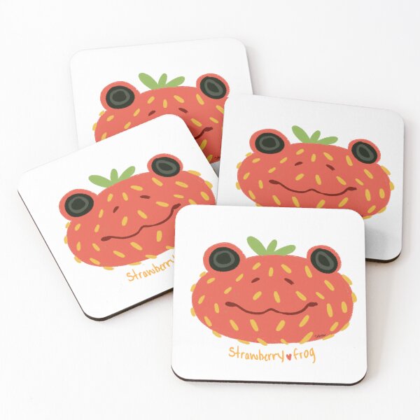 Item preview, Strawberry Frog designed and sold by BlooblyArts.