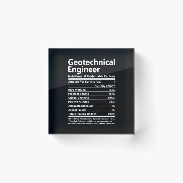 Item preview, Geotechnical Engineer T Shirt - Nutritional And Undeniable Factors Gift Item Tee designed and sold by averiarnol.