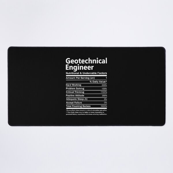 Item preview, Geotechnical Engineer T Shirt - Nutritional And Undeniable Factors Gift Item Tee designed and sold by averiarnol.