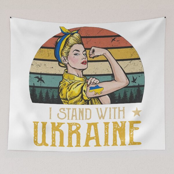 Item preview, I Stand With Tattoo Ukrainian designed and sold by fasiolopes.