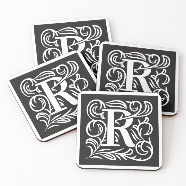 Item preview, Art Nouveau Letter R, Monogram Letter Ornament, Ornamental Letter R, Art Deco designed and sold by PROMEN Creativity.