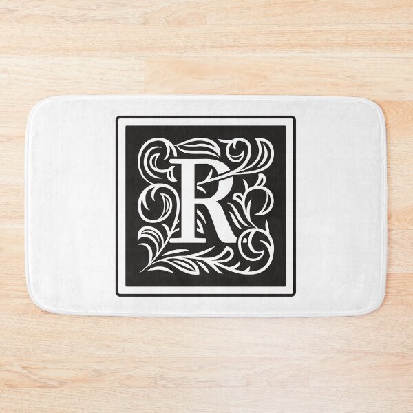 Item preview, Art Nouveau Letter R, Monogram Letter Ornament, Ornamental Letter R, Art Deco designed and sold by PROMEN Creativity.