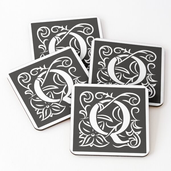 Item preview, Art Nouveau Letter Q, Monogram Letter Ornament, Ornamental Letter Q, Art Deco designed and sold by PROMEN Creativity.