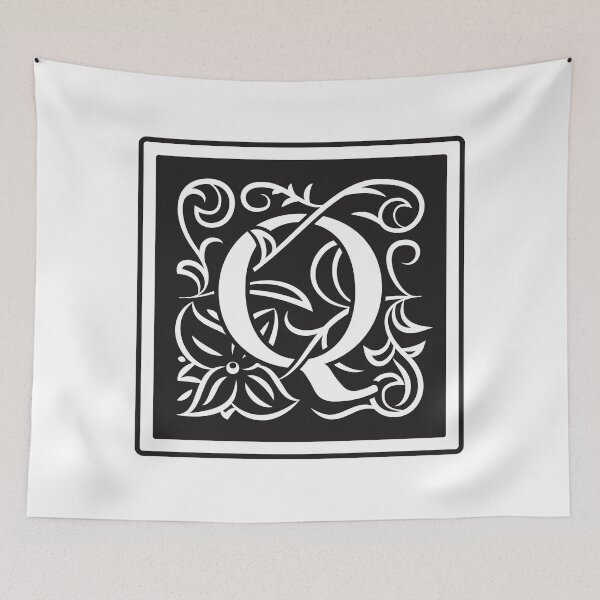 Item preview, Art Nouveau Letter Q, Monogram Letter Ornament, Ornamental Letter Q, Art Deco designed and sold by PROMEN Creativity.