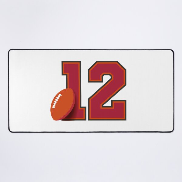Item preview, Brady #12 Football Monogram designed and sold by esgomes.