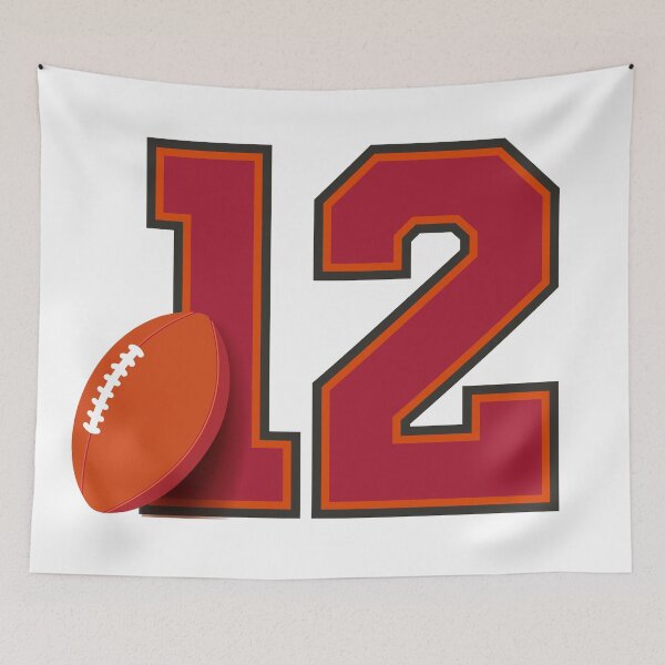 Item preview, Brady #12 Football Monogram designed and sold by esgomes.